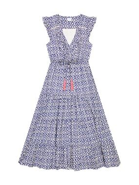 Mer St. Barth Giselle Maxi Dress Ikat print size M